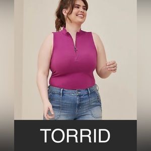 🆕 TORRID Stretchy Zip Up Top!!!   NEW w/ Tags!!! Plus Size 2X